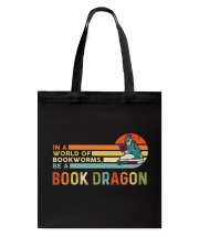 In A World Of Bookworms - Be A Book Dragon Tote Bag tile