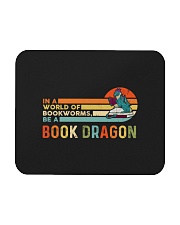 In A World Of Bookworms - Be A Book Dragon Mousepad tile