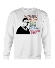 RBG Women Belong In All Places Crewneck Sweatshirt tile