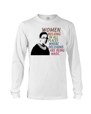 RBG Women Belong In All Places Long Sleeve Tee tile