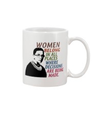 RBG Women Belong In All Places Mug tile