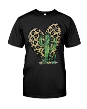 Cactus Leopard Heart Premium Fit Mens Tee tile