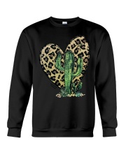 Cactus Leopard Heart Crewneck Sweatshirt tile