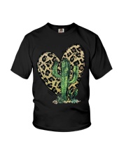 Cactus Leopard Heart Youth T-Shirt tile