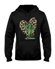 Cactus Leopard Heart Hooded Sweatshirt tile