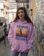 Assuming I'm Just An Old Lady - Tennis Hooded Sweatshirt lifestyle-unisex-hoodie-front-1