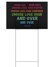 Choose Love Over Hate Yard Signs tile
