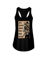 Well behaved women rarely make history Ladies Flowy Tank tile