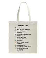 I Stand For All People Tote Bag tile