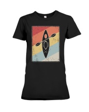 Retro Kayak Premium Fit Ladies Tee tile