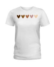 Hearts Skin Ladies T-Shirt tile