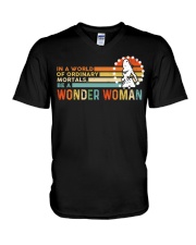 In A World Of Ordinary Mortals Be A Wonder Woman V-Neck T-Shirt thumbnail