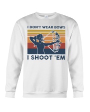 I Don't Wear Bows I Shoot 'Em Crewneck Sweatshirt tile