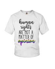Human Rights Are Not A Matter Of Opinion Youth T-Shirt tile