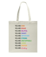 You Are Kind Personalized Tote Bag tile