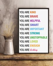 You Are Kind Personalized 11x17 Poster lifestyle-poster-3