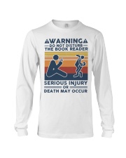 Warning Do Not Disturb The Book Reader Long Sleeve Tee tile