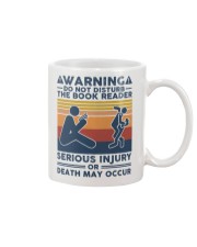 Warning Do Not Disturb The Book Reader Mug tile