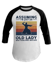 Assuming I'm Just An Old Lady - Aikido Retro Baseball Tee tile