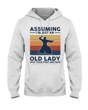 Assuming I'm Just An Old Lady - Aikido Retro Hooded Sweatshirt tile