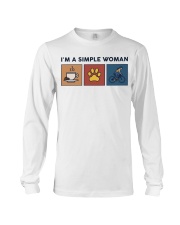 I'm A Simple Woman Retro Long Sleeve Tee tile