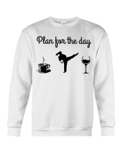 Plan For The Day - Karate Crewneck Sweatshirt tile