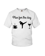 Plan For The Day - Karate Youth T-Shirt tile