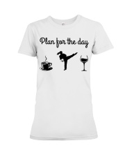Plan For The Day - Karate Premium Fit Ladies Tee tile