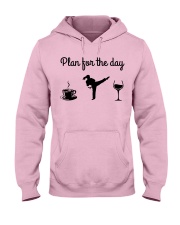 Plan For The Day - Karate Hooded Sweatshirt front