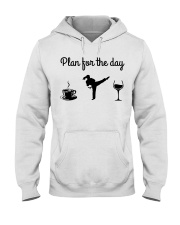 Plan For The Day - Karate Hooded Sweatshirt tile