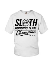 Sloth Running Team Champion Youth T-Shirt tile