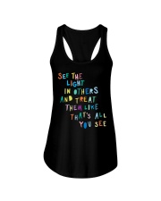 See The Light In Others Ladies Flowy Tank tile