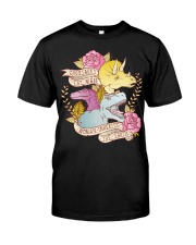 Dinosaurs Eat Man - Woman Inherits The Earth Premium Fit Mens Tee tile
