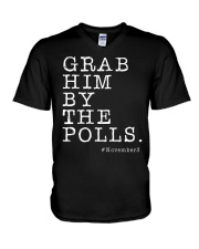 Grab Him By The Polls V-Neck T-Shirt tile