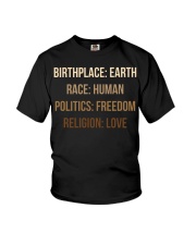 Birthplace: Earth Youth T-Shirt tile