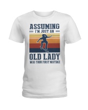 Assuming I'm Just An Old Lady - Skateboarding Ladies T-Shirt tile
