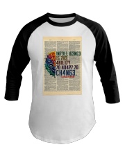 Intelligent Is The Ability Dictionary Baseball Tee tile