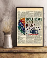 Intelligent Is The Ability Dictionary 11x17 Poster lifestyle-poster-3