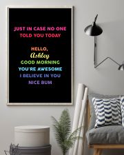 Just In Case No One Told You Today Personalized 11x17 Poster lifestyle-poster-1