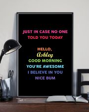 Just In Case No One Told You Today Personalized 11x17 Poster lifestyle-poster-2