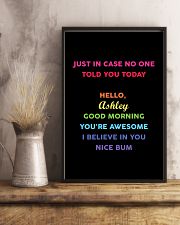 Just In Case No One Told You Today Personalized 11x17 Poster lifestyle-poster-3