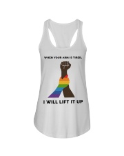 When Your Arm Is Tired I Will Lift It Up Ladies Flowy Tank tile