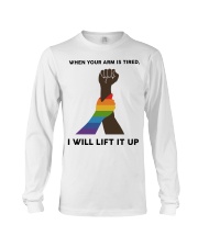 When Your Arm Is Tired I Will Lift It Up Long Sleeve Tee tile