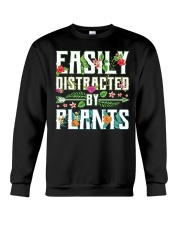 Easily Distracted By Plants Crewneck Sweatshirt tile