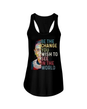 RBG Be The Change You Wish To See In The World Ladies Flowy Tank tile