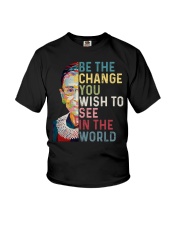 RBG Be The Change You Wish To See In The World Youth T-Shirt tile