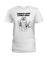 Empowered women Ladies T-Shirt tile