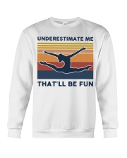 Underestimate Me That'll Be Fun - Gymnastics Retro Crewneck Sweatshirt tile