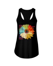 Love Over Hate Sunflower Vintage Ladies Flowy Tank tile