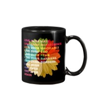 Love Over Hate Sunflower Vintage Mug tile